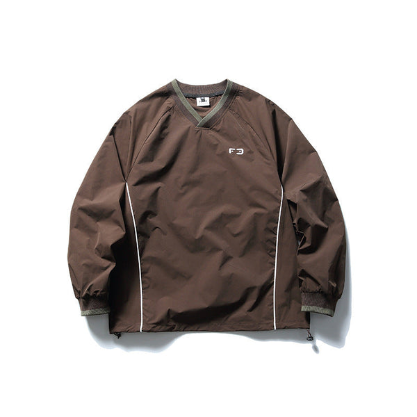 韓国ファッション SELCA-solid color retro loose pullover-forn3-2024chun-xin-zuo-soritudokararetororuzuvnetukusupakahe-ci-xiu-rogopuruobatotupumenzu-02