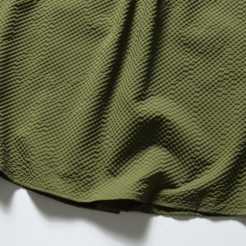 韓国ファッション SELCA-Multi-pocket design loose shirt-mselca2024ss-072-038