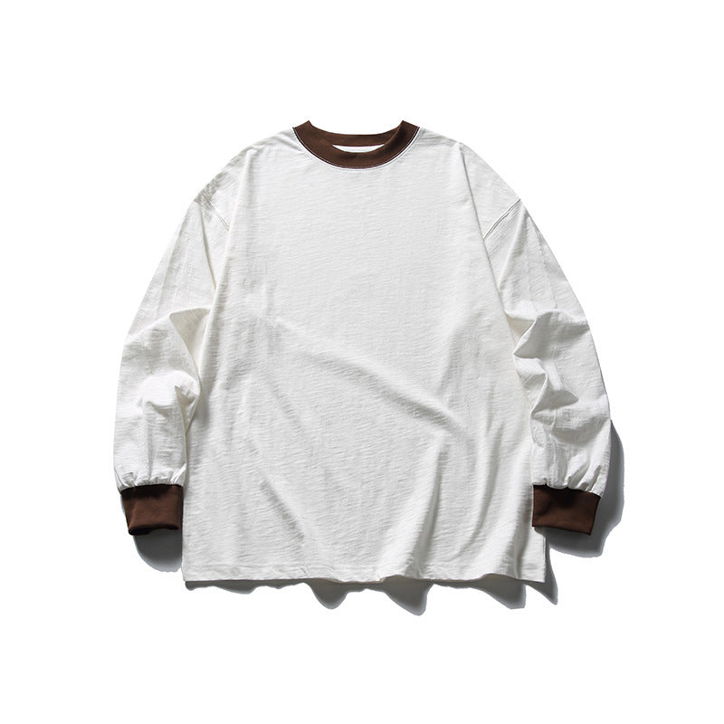 韓国ファッション SELCA-Bicolor song sleeve cut and sew-mselca2024ss-011-04