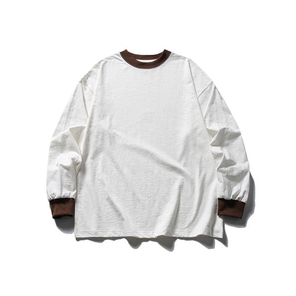 韓国ファッション SELCA-Bicolor song sleeve cut and sew-mselca2024ss-011-04
