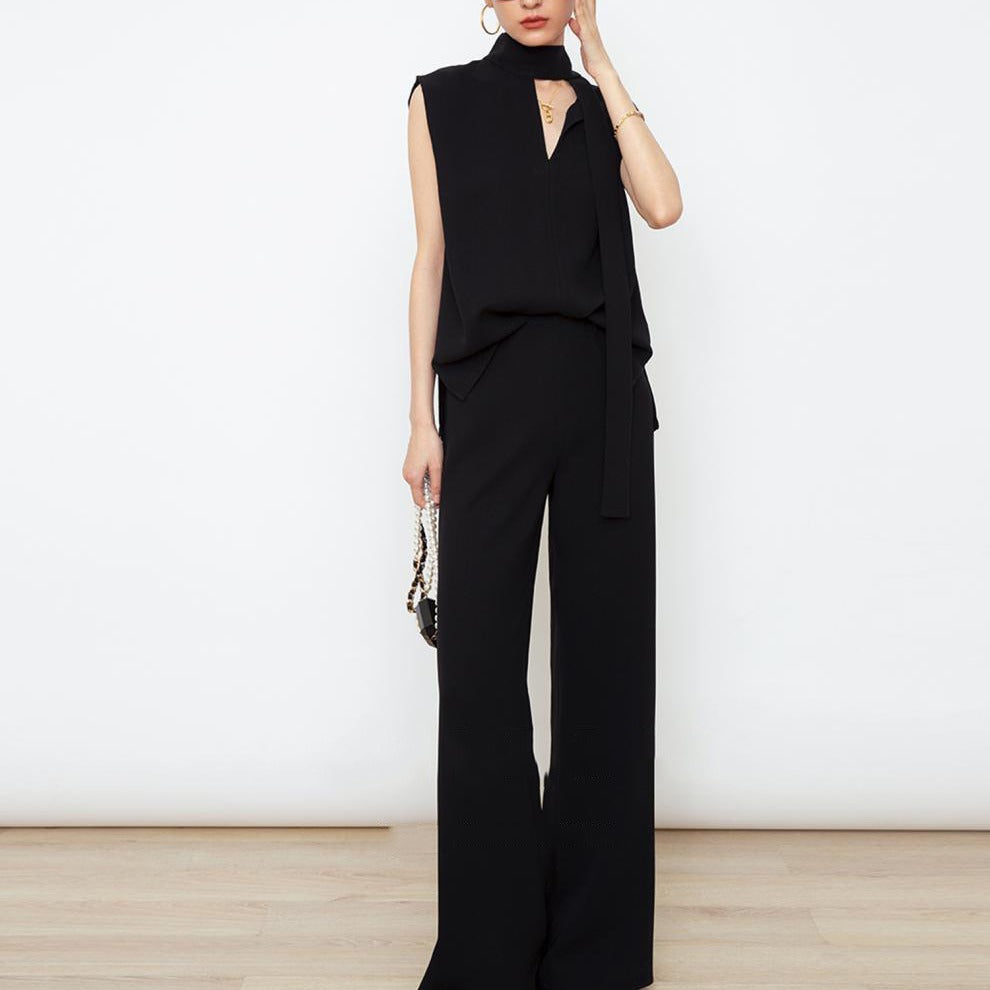 韓国ファッション SELCA-ショルダーリボンパンツスタイルセットアップ-2024ss-0062-03