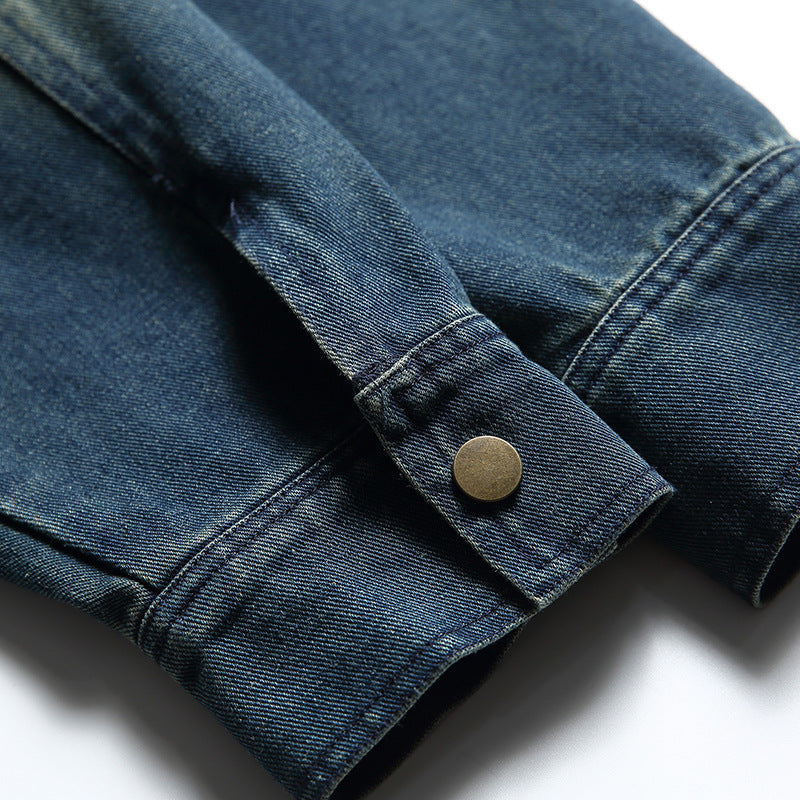 韓国ファッション SELCA-denim design jacket-mselca2024ss-0107-018