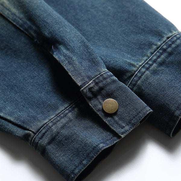 韓国ファッション SELCA-denim design jacket-mselca2024ss-0107-018