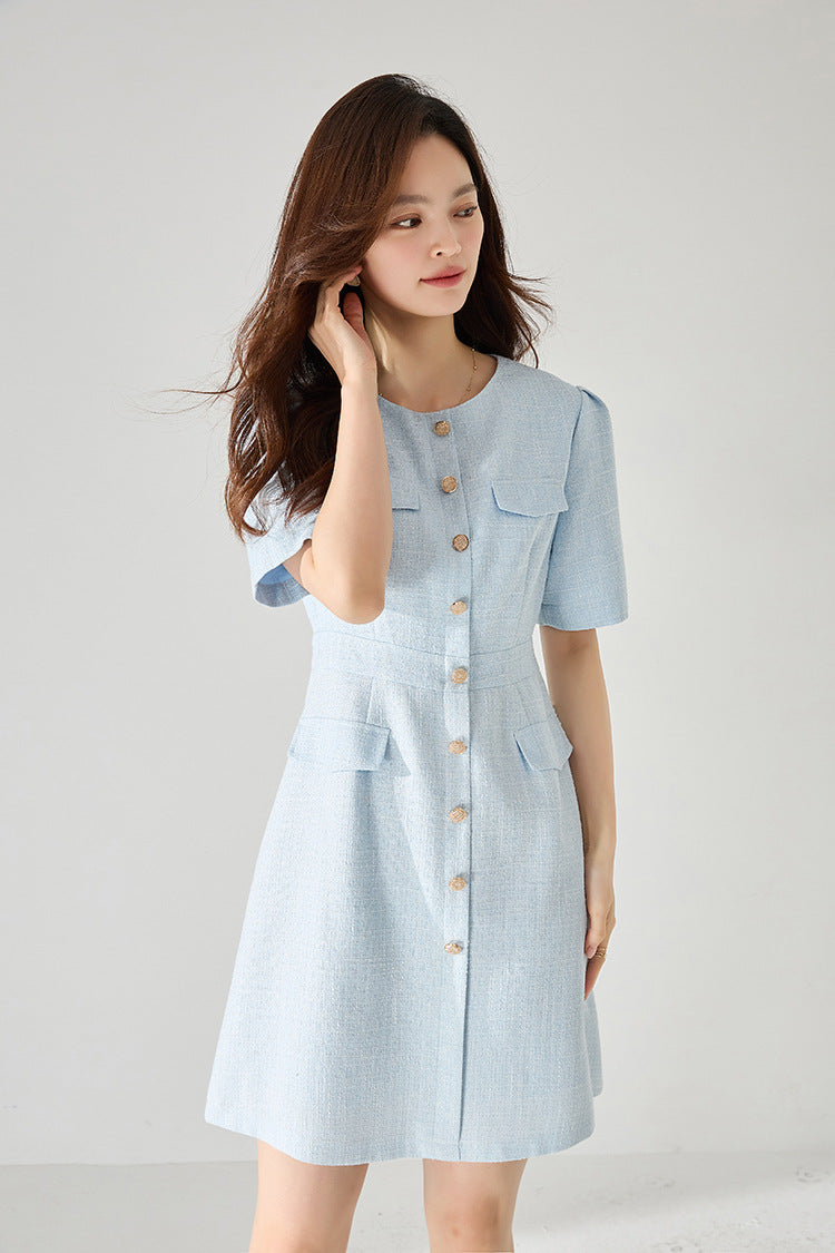 韓国ファッション SELCA-フレンチミニワンピース-2024ss-96-016
