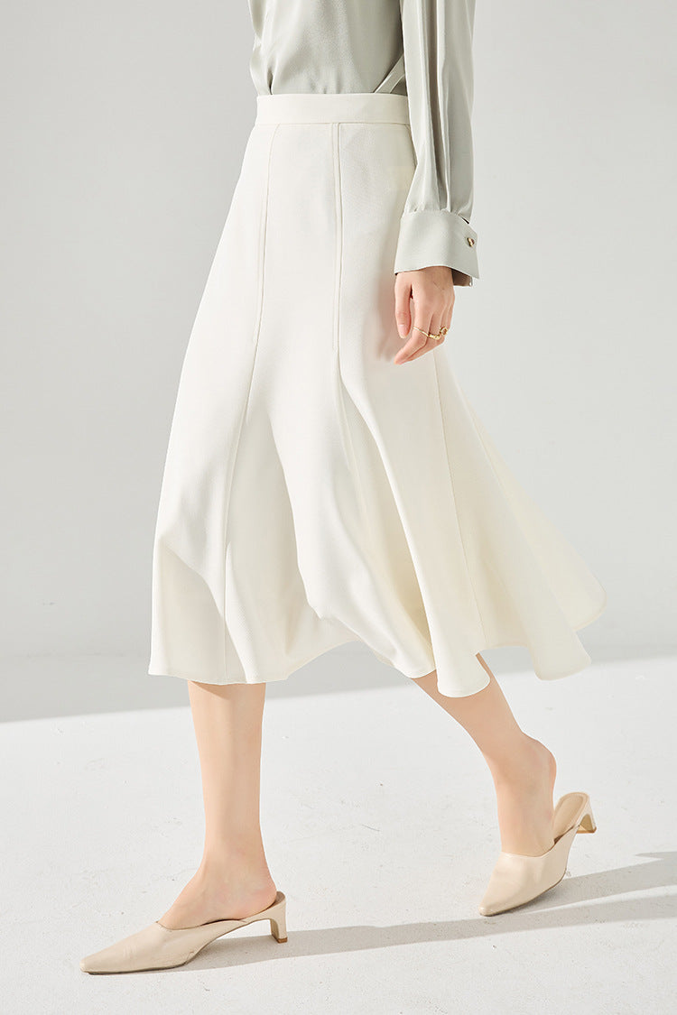 韓国ファッション SELCA-タックフレアスカート-2024ss-102-016