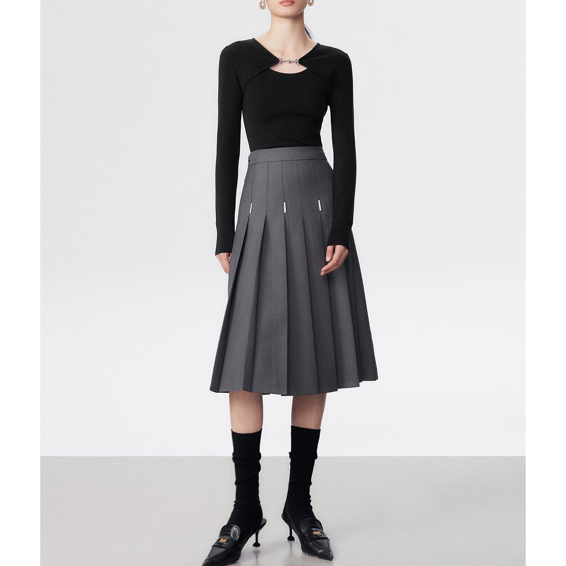 韓国ファッション SELCA-チャームニットトップス-2024ss-0025-03