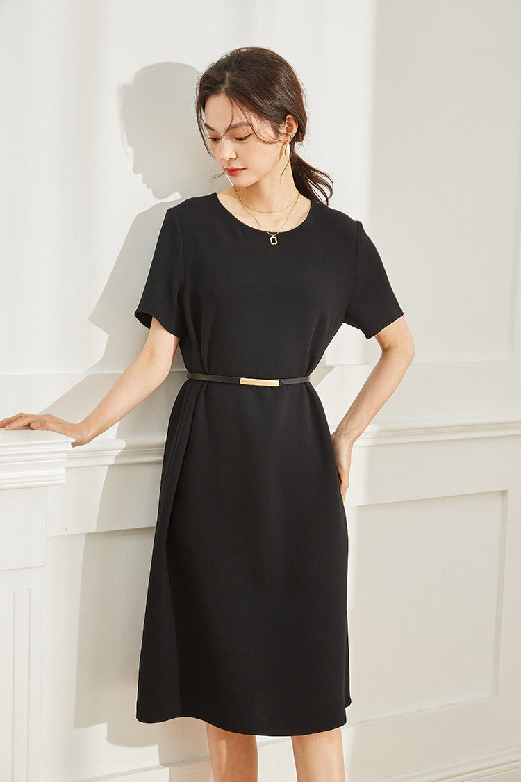 韓国ファッション SELCA-マットカジュアルミディアムワンピース-2024ss-95-039