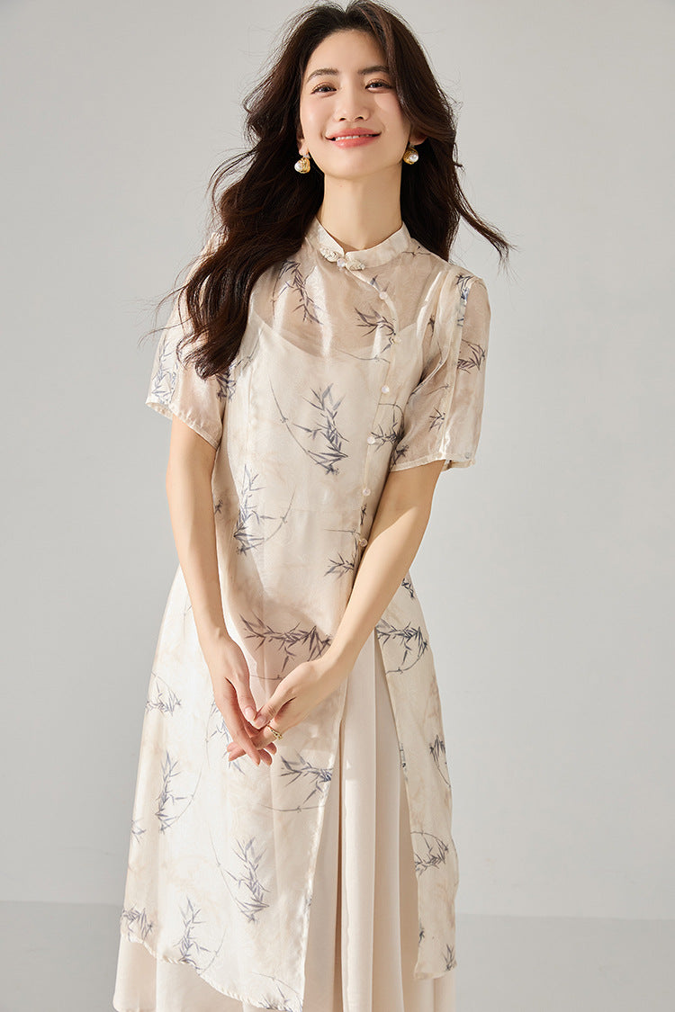 韓国ファッション SELCA-シースルレイヤーワンピース-2024ss-106-07