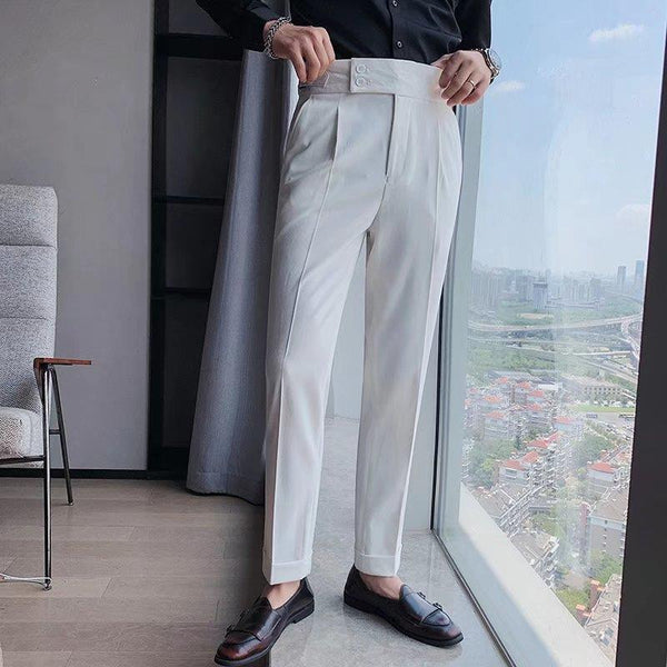 韓国ファッション SELCA-double button design pants-2024ss-pt02-033