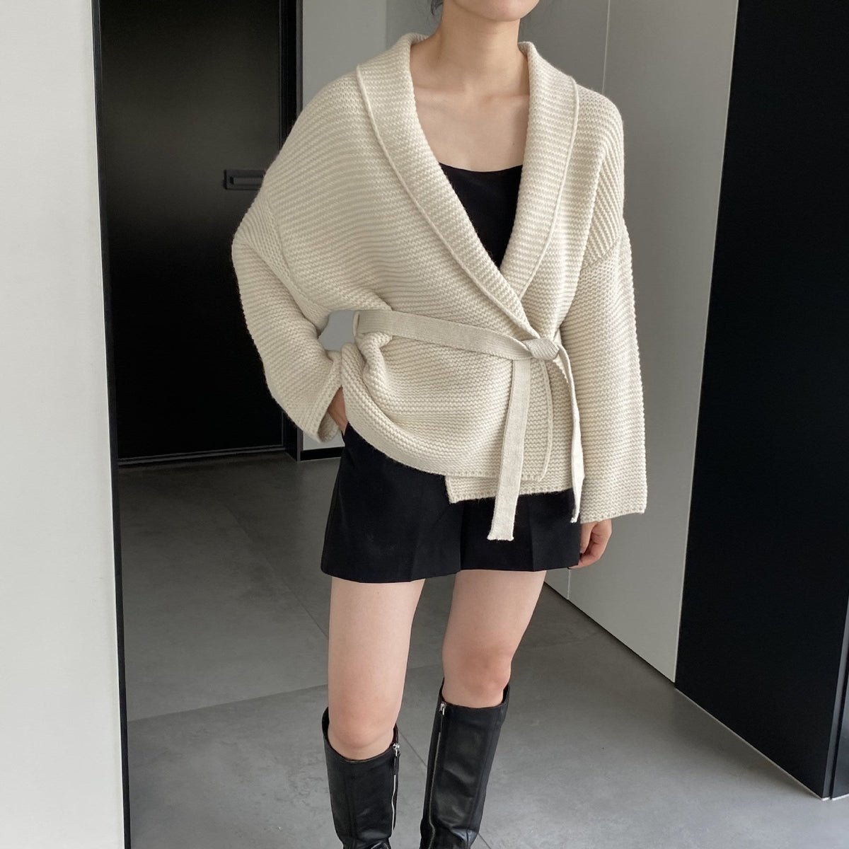 韓国ファッション SELCA-ルーズベルトカーディガン-2024ss-tp35-011