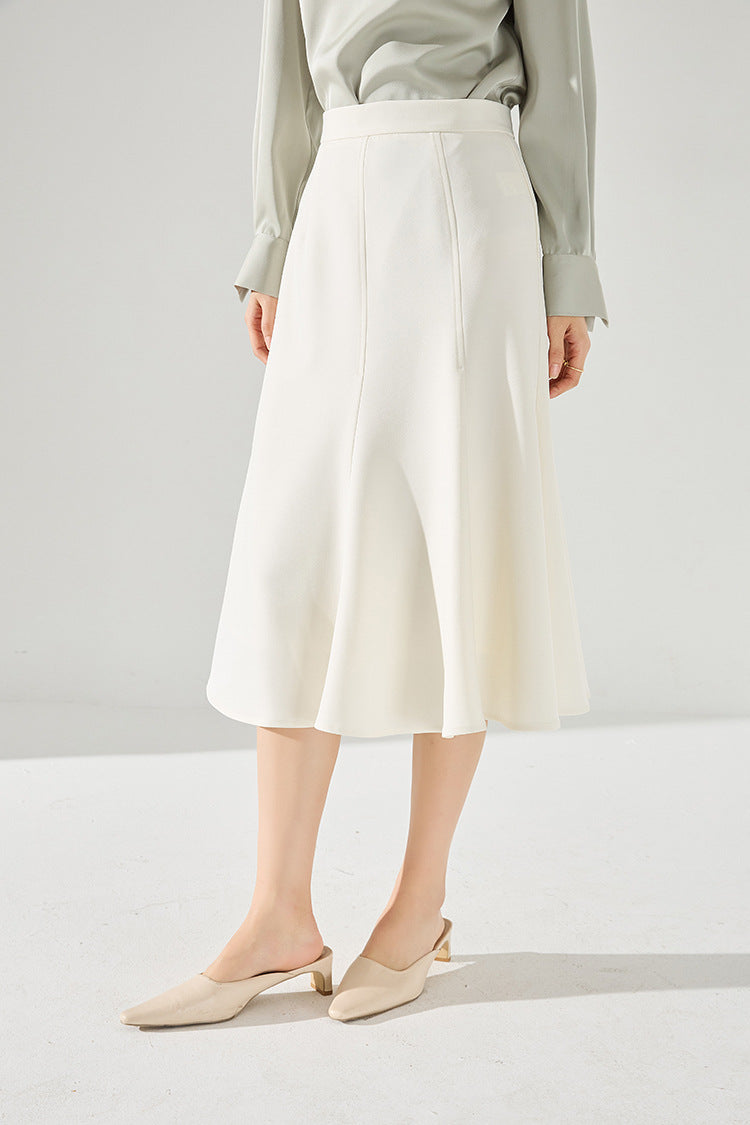 韓国ファッション SELCA-タックフレアスカート-2024ss-102-012