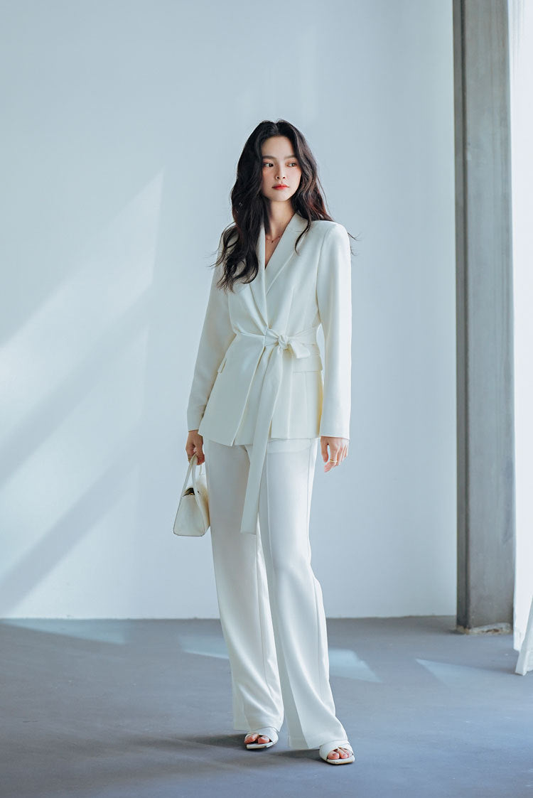 ウエストリボンジャケット | 韓国レディースファッション通販 - SELCA 