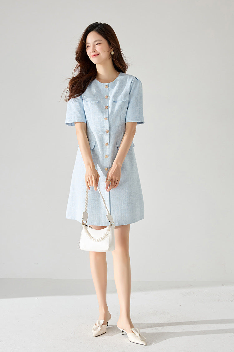 韓国ファッション SELCA-フレンチミニワンピース-2024ss-96-014