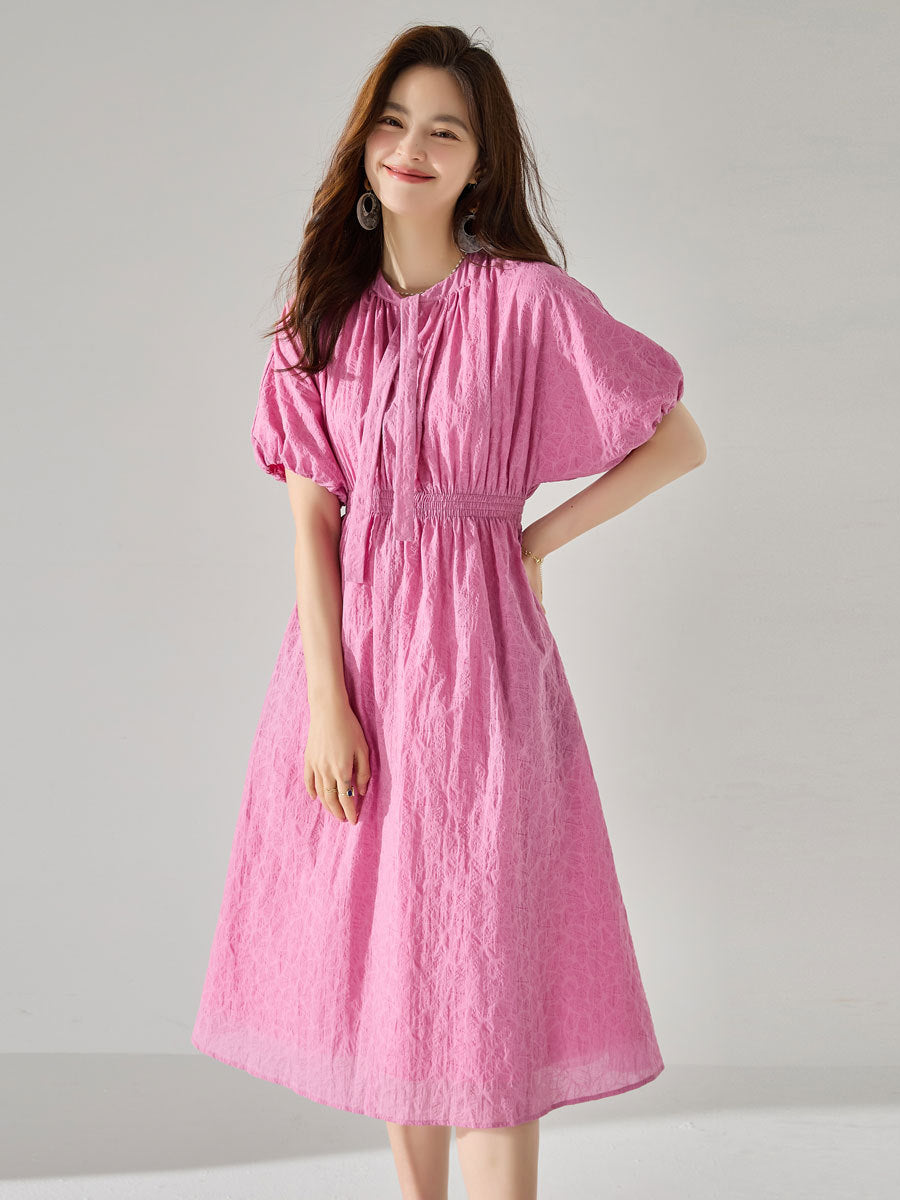 韓国ファッション SELCA-ボリュームワンピース-2024ss-136-08