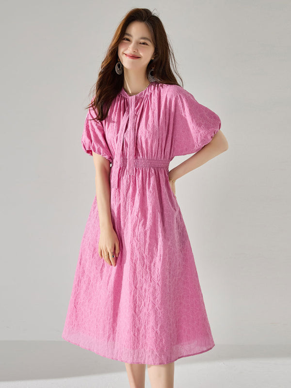 韓国ファッション SELCA-ボリュームワンピース-2024ss-136-08