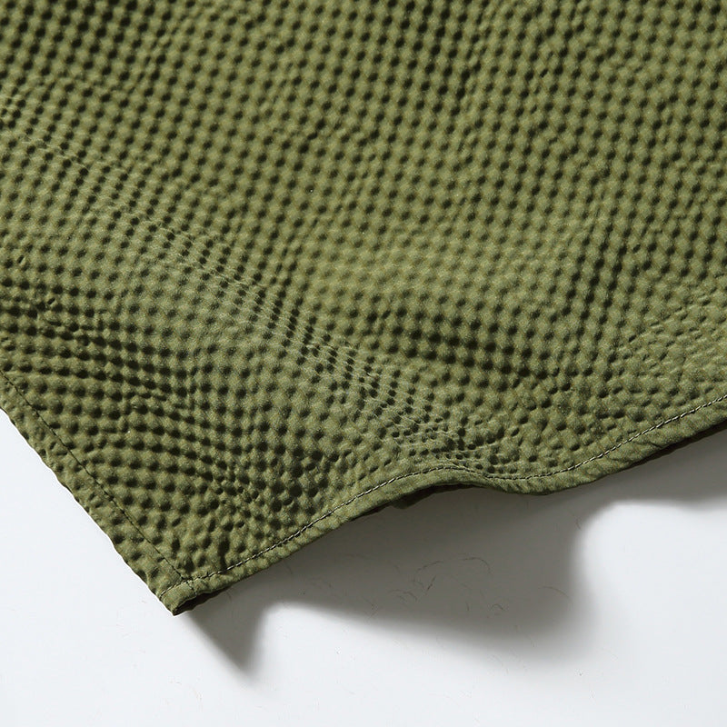 韓国ファッション SELCA-Multi-pocket design loose shirt-mselca2024ss-072-037