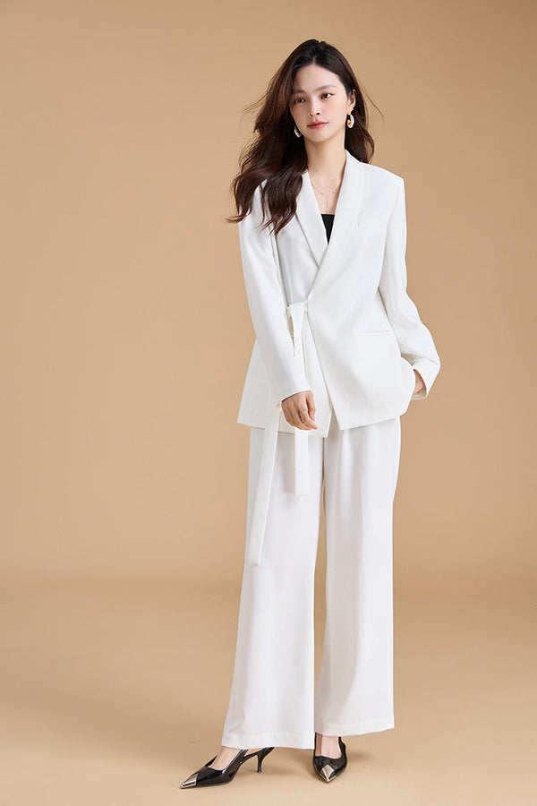 韓国ファッション SELCA-ストレートタックパンツ-2024ss-190-014