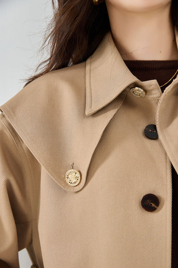 韓国ファッション SELCA-カジュアルミドル丈トレンチコート-2023aw-ot14-011