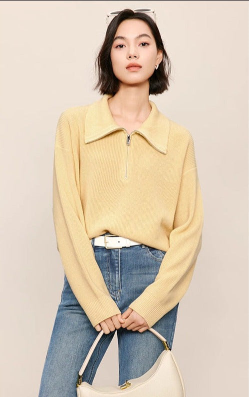 韓国ファッション SELCA-collarless casual shirt-2024ss-tp06-013