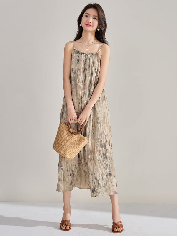韓国ファッション SELCA-プリーツキャミドレス-2024ss-147-04
