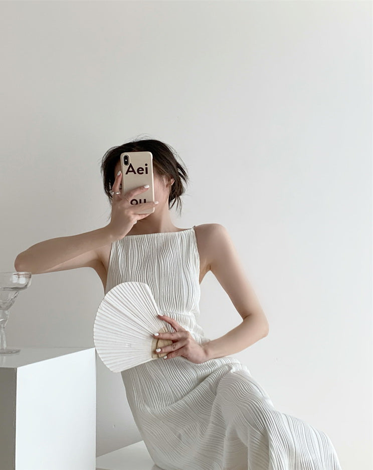 韓国ファッション SELCA-ビーズストラップワンピース-2023ss-op25-08