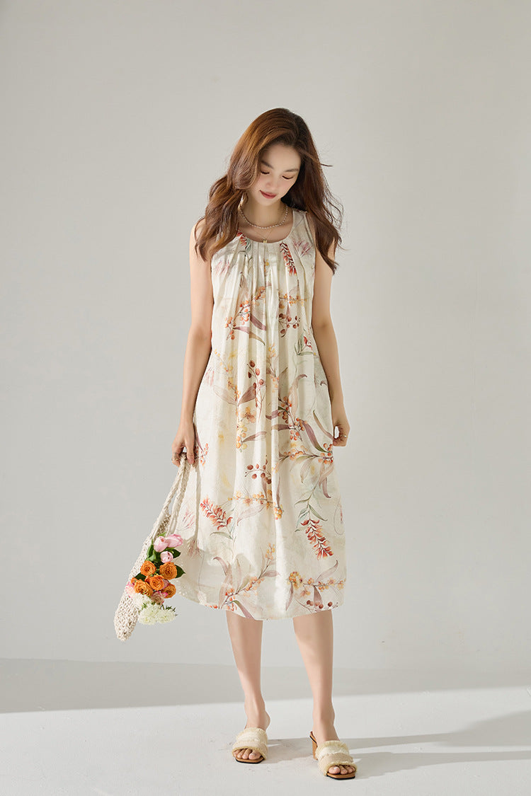 韓国ファッション SELCA-ホルターネックワンピース-2024ss-142-013