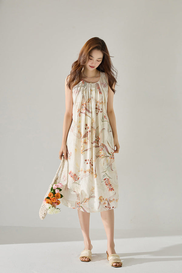 韓国ファッション SELCA-ホルターネックワンピース-2024ss-142-013