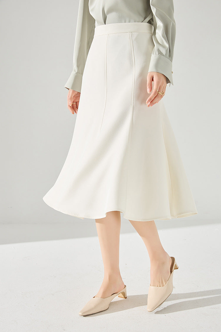 韓国ファッション SELCA-タックフレアスカート-2024ss-102-013
