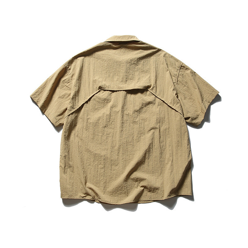 韓国ファッション SELCA-trendy pocket decoration design shirt-mselca2024ss-073-02