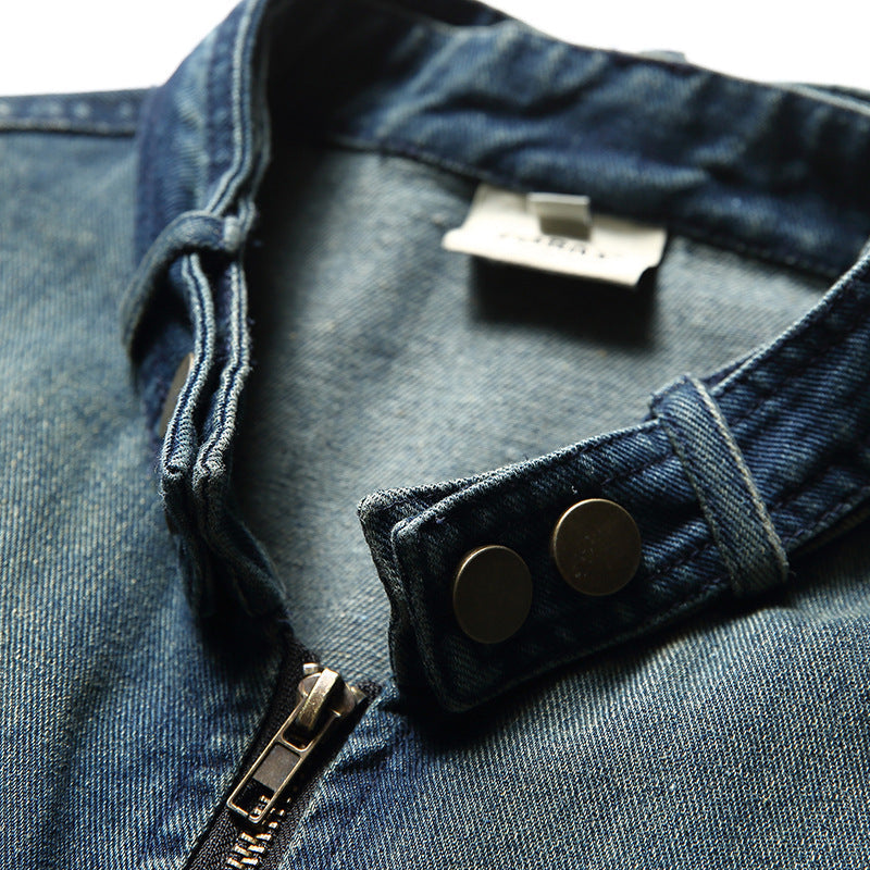 韓国ファッション SELCA-denim design jacket-mselca2024ss-0107-07