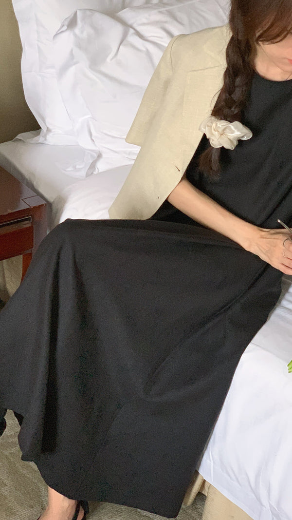 韓国ファッション SELCA-バックオープンワンピース-2023ss-op03-057