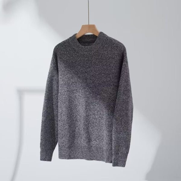 韓国ファッション SELCA-warm round neck sweater-mselca2024ss-048-04