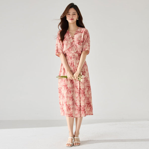 韓国ファッション SELCA-レッドスリットワンピース-2024ss-112-02