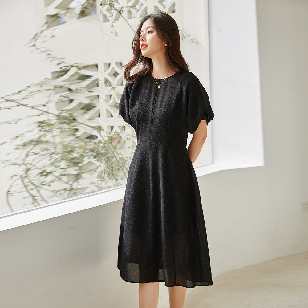 韓国ファッション SELCA-ブラックシースルーワンピース-2024ss-83-04