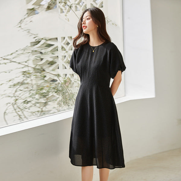 韓国ファッション SELCA-ブラックシースルーワンピース-2024ss-83-04