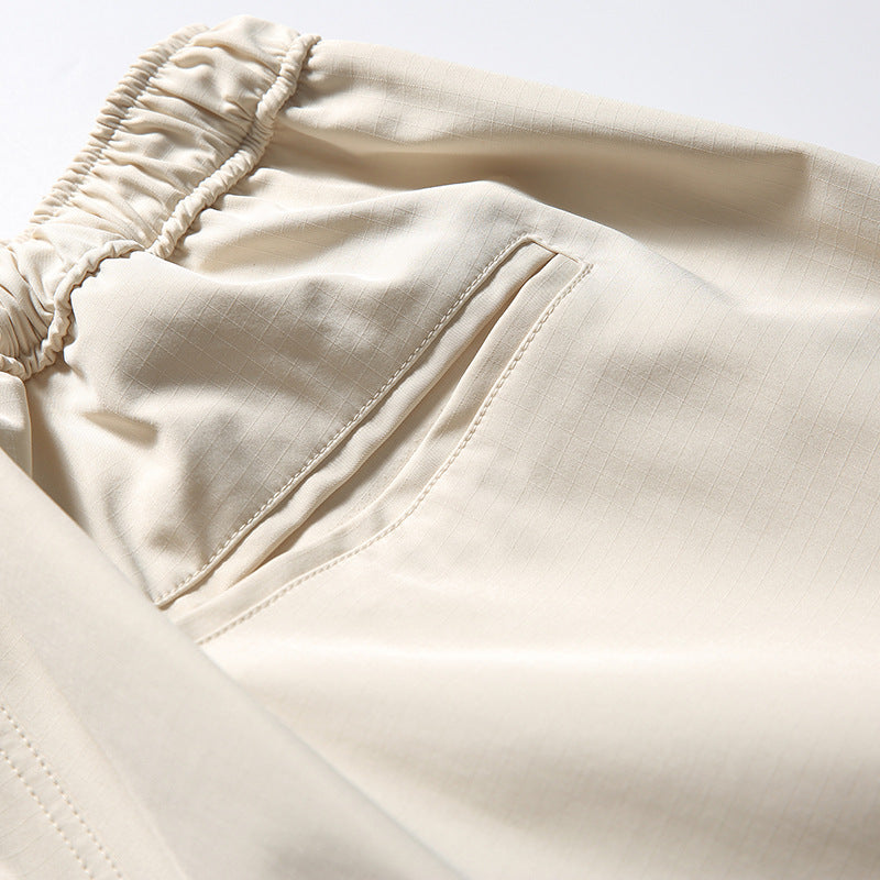 韓国ファッション SELCA-zipper pocket loose casual pants-mselca2024ss-077-012