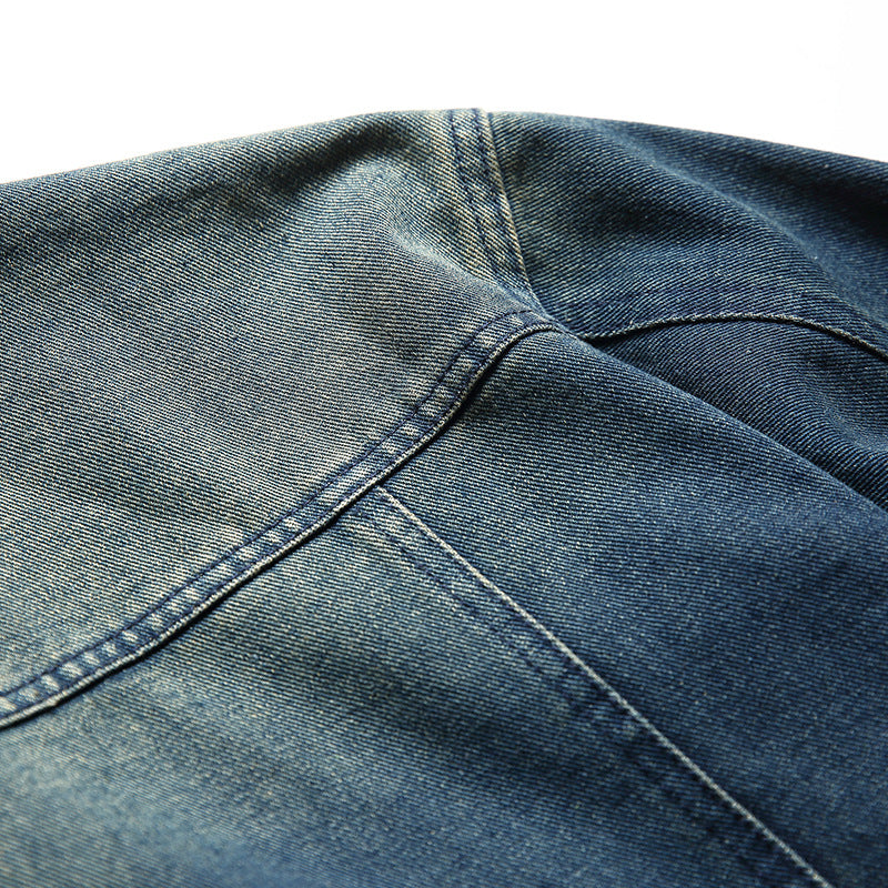 韓国ファッション SELCA-denim design jacket-mselca2024ss-0107-010