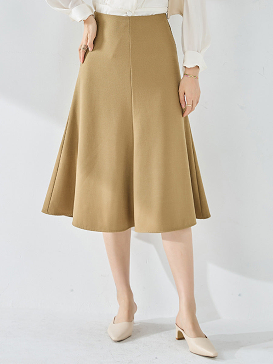 韓国ファッション SELCA-シングルブレストスーツスカート-2023aw-sk04-014