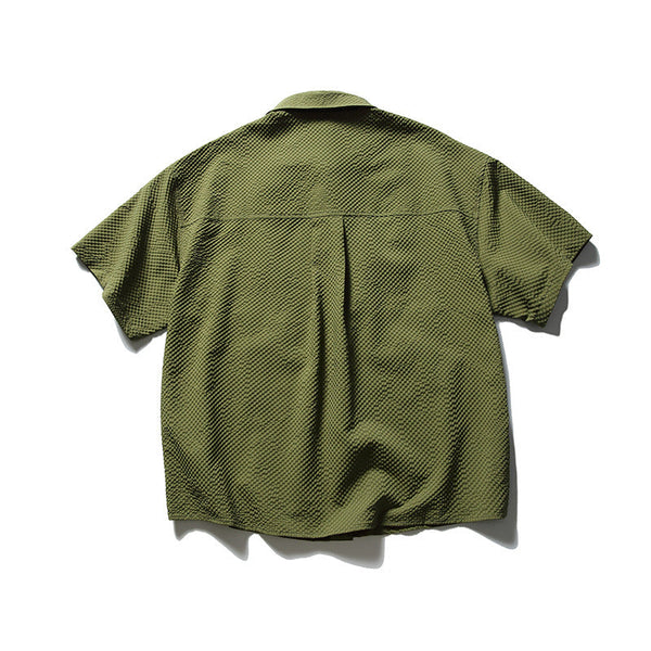 韓国ファッション SELCA-Multi-pocket design loose shirt-mselca2024ss-072-03