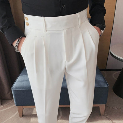 韓国ファッション SELCA-double button design pants-2024ss-pt02-020