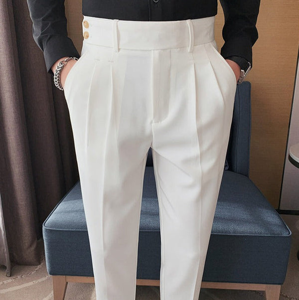 韓国ファッション SELCA-double button design pants-2024ss-pt02-022