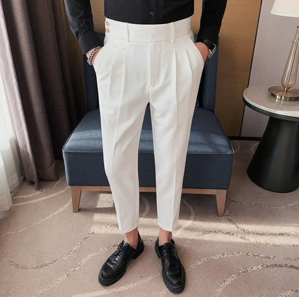 韓国ファッション SELCA-double button design pants-2024ss-pt02-018