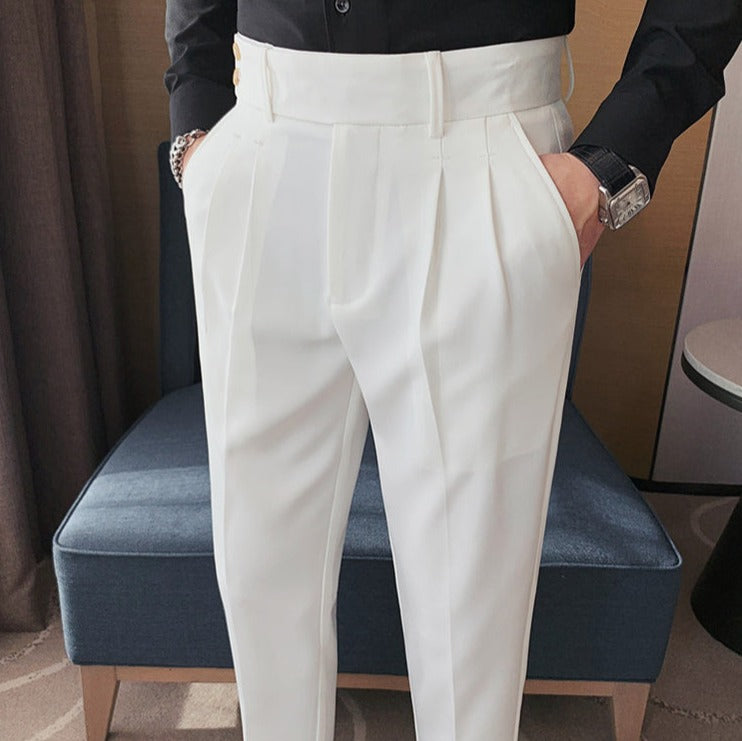 韓国ファッション SELCA-double button design pants-2024ss-pt02-023