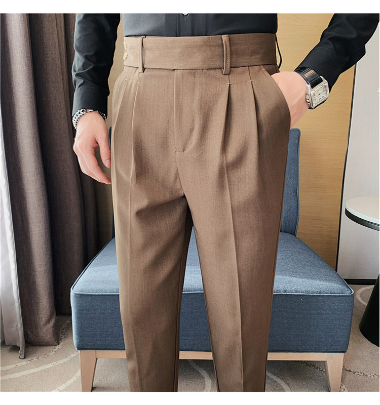 韓国ファッション SELCA-double button design pants-2024ss-pt02-030