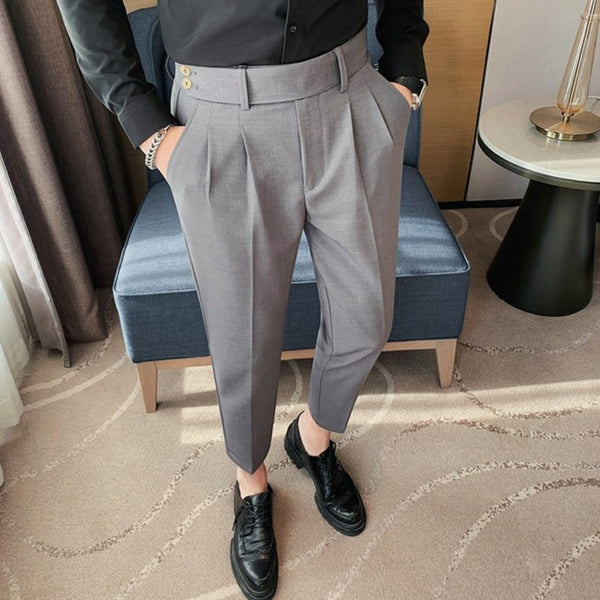 韓国ファッション SELCA-double button design pants-2024ss-pt02-034