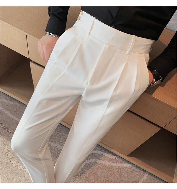 韓国ファッション SELCA-double button design pants-2024ss-pt02-028