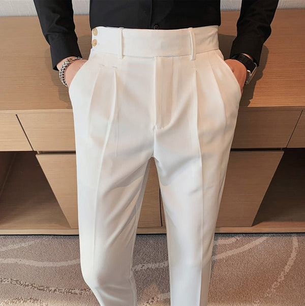韓国ファッション SELCA-double button design pants-2024ss-pt02-026