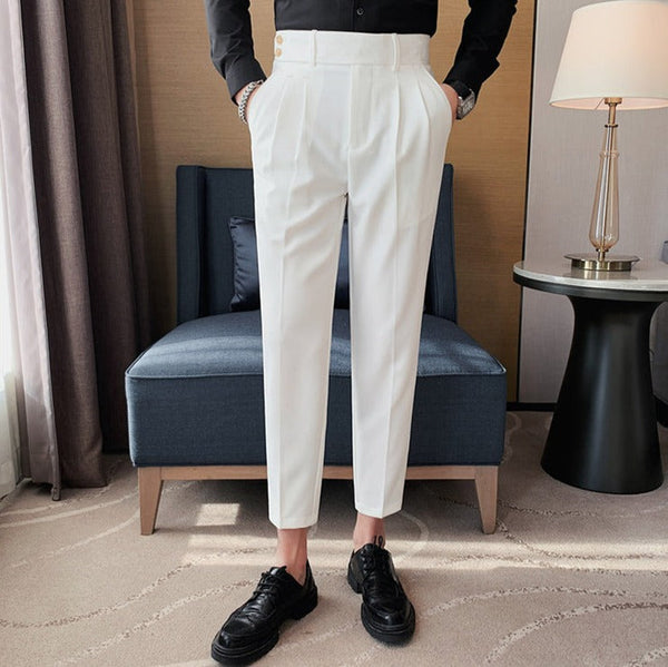 韓国ファッション SELCA-double button design pants-2024ss-pt02-017