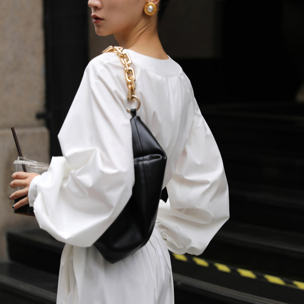 韓国ファッション SELCA-Vネックコクーンワンピース-2023ss-op04-010