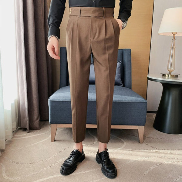 韓国ファッション SELCA-double button design pants-2024ss-pt02-025